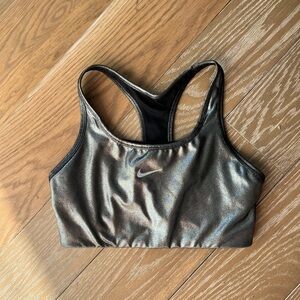 Nike metallic sports bra